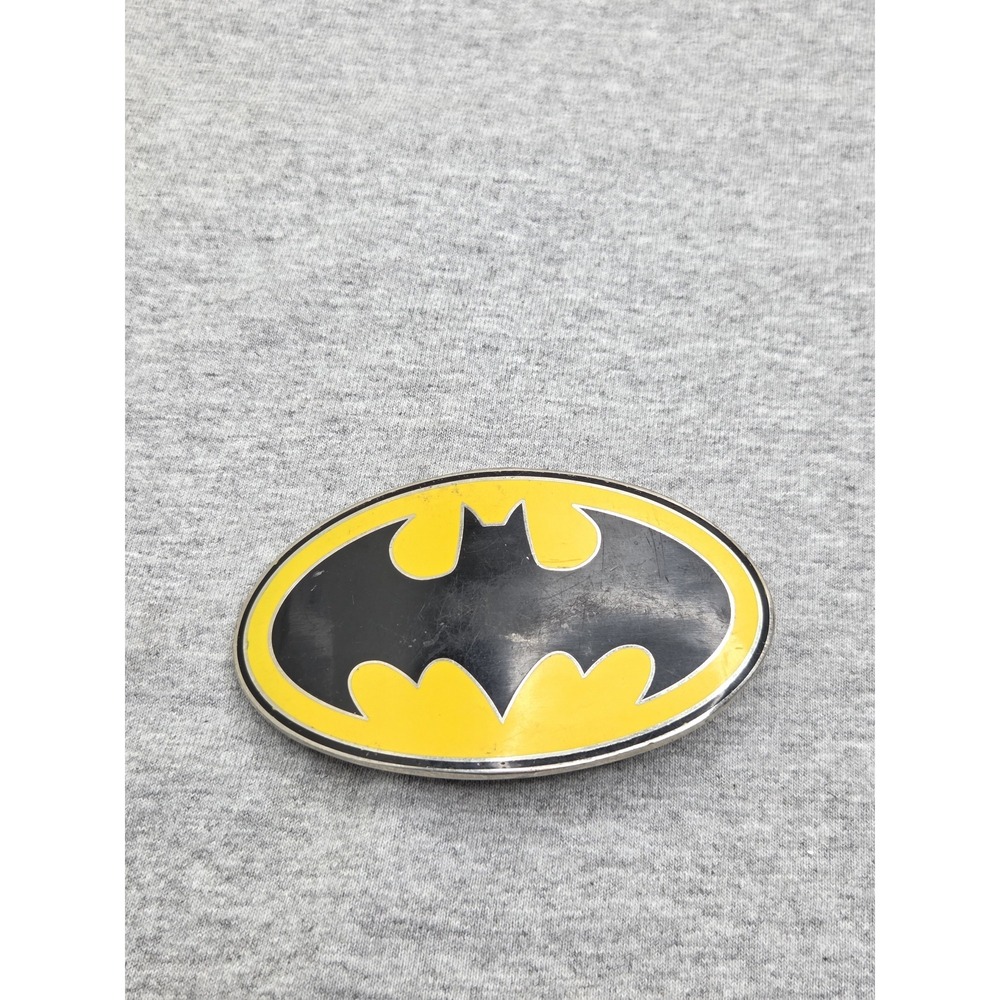 Vintage 80s 90s Batman Logo Belt Buckle GTO Designs DC Comics Superhero